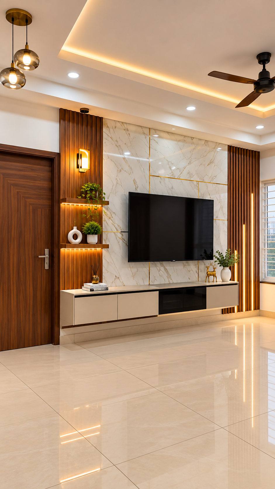 Custom Wardrobe Interior by TRIVEXA SPACES